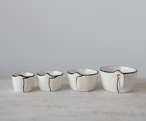 Stoneware Measuring Cup Set