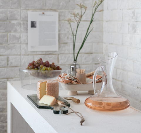 Glass Wine Decanter with Handle