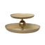 Enameled Metal Two-Tier Tray