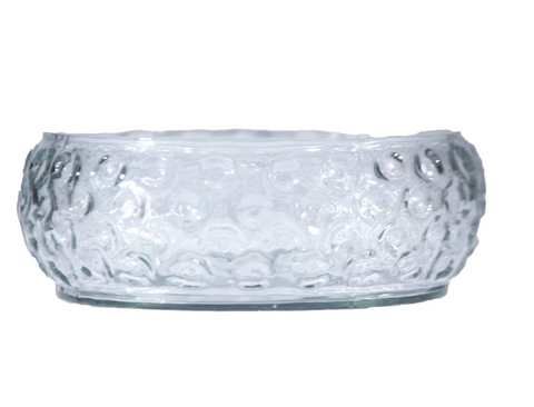 Glass Inverted Hobnail Bowl