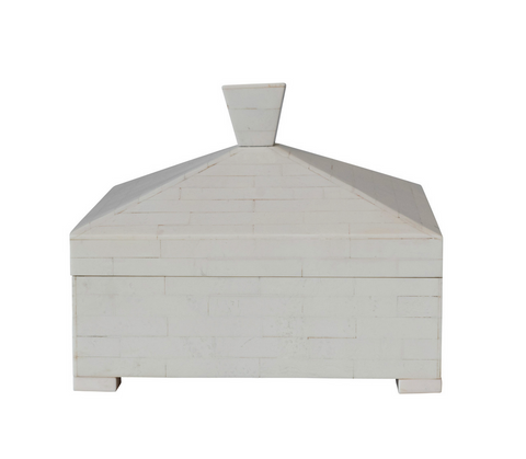 Ivory Box with Pyramid Lid