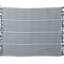 Woven Recycled Cotton Blend Throw with Fringe