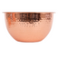 Hammered Stainless Steel Bowl with Copper Finish