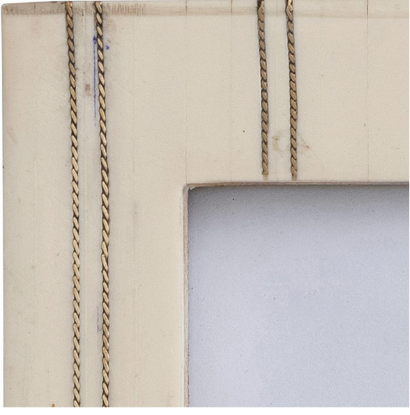 Resin Photo Frame with Metal Inlay