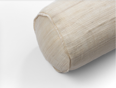 Aman Ivory Tube Pillow