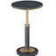 Miles Black Marble Accent Table