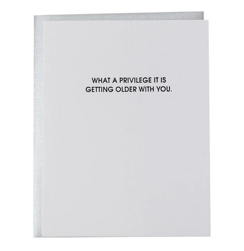 Getting Older With You Card