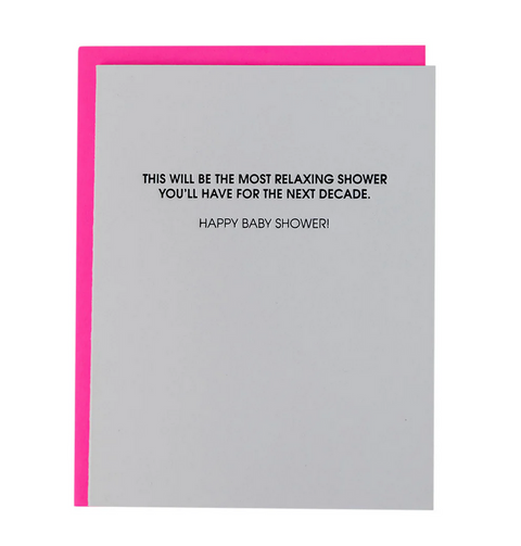 Most Relaxing Shower Card