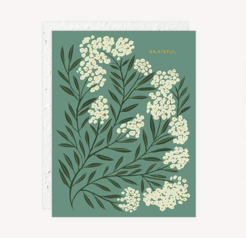 Grateful - Thank You Card