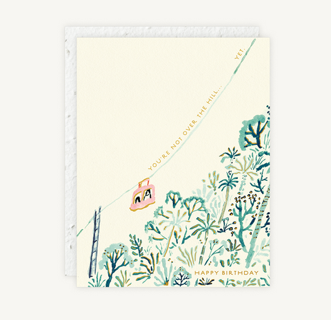 Over the Hill Card