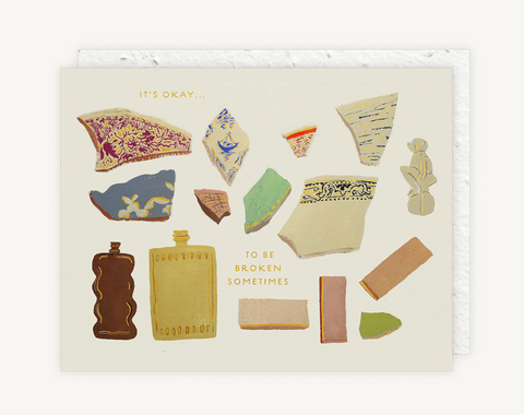 Pieces Encouragement Card