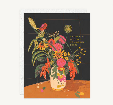 Vase Still Life - Get Well Card