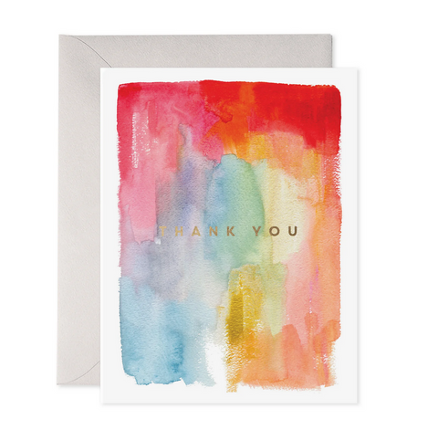 Colorful Thank You Card