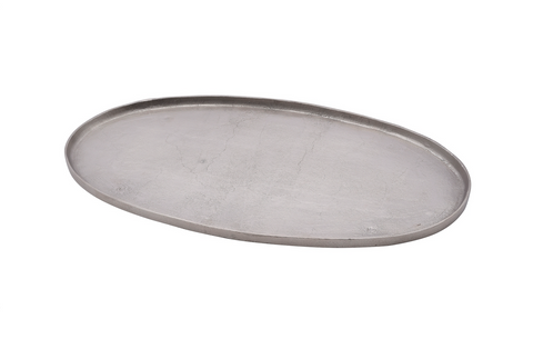 Small Aluminum Oval Tray