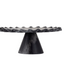 Black Resin Cake Stand