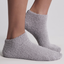 CozyChic Heathered Stripe Ankle Sock Set