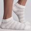 CozyChic Heathered Stripe Ankle Sock Set