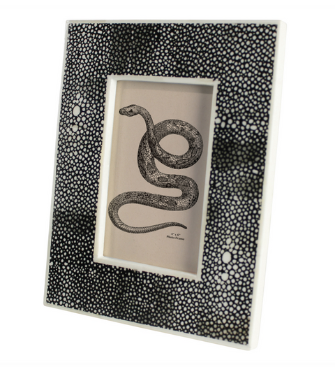 Black Chagrin Picture Frame