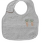 Embroidered Cotton & Linen Bib