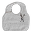 Embroidered Cotton & Linen Bib