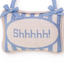 Shhhh! Embroidered Pillow Hanger