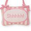 Shhhh! Embroidered Pillow Hanger