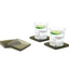 Bubble Glass Coasters S/4