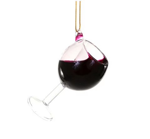 Glass Of Wine Ornament
