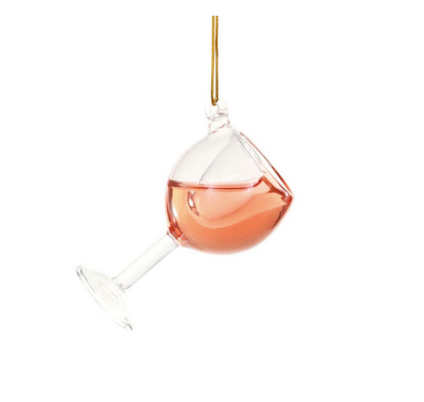 Glass Of Wine Ornament