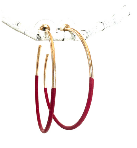 Color Gold Hoops
