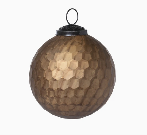 Honeycomb Glass Ball Ornament