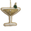 Beaded Fabric Cocktail Ornament