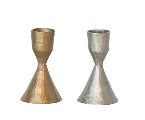 Hand-Forged Cast Iron Taper Holder