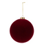 Burgundy Flocked Ornament