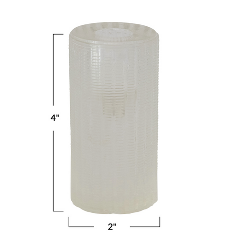 Cut Glass Taper Holder