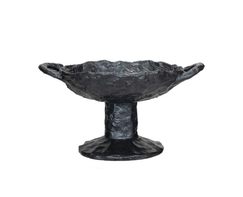 Stoneware Footed Dish with Handles