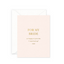 For My Bride Card