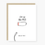 Recharge Battery - Miss You Card