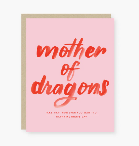Mother of Dragons - Mother's Day Card