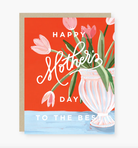 Tulip Vase - Mother's Day Card