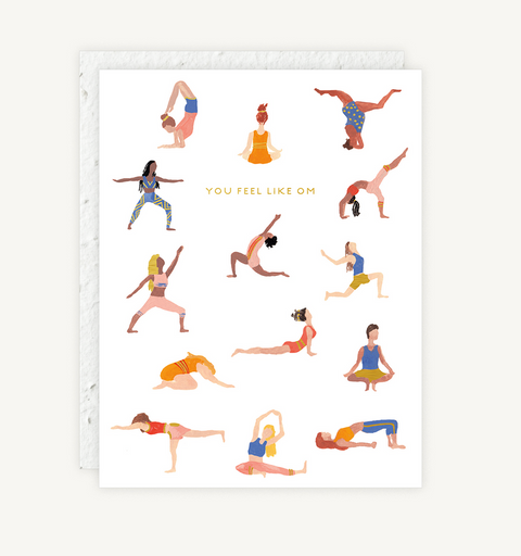 Feel Like Om - Love & Friendship Card