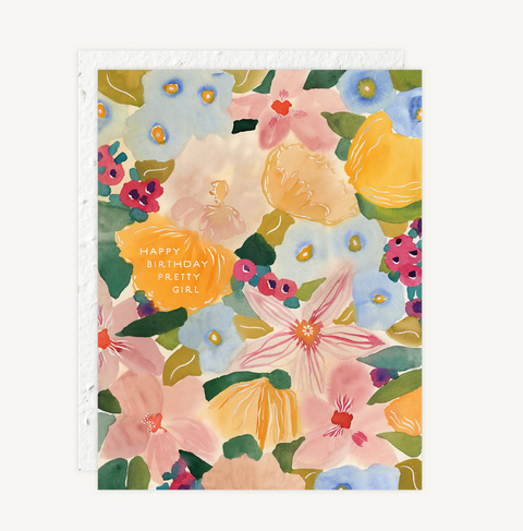 Floral Abundance - Birthday Card