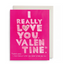 Asterisk - Valentine's Day Card
