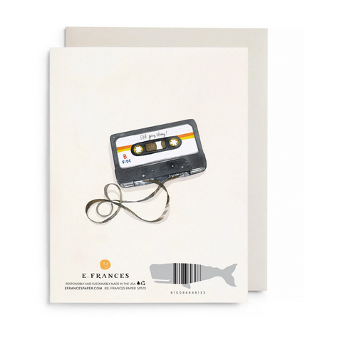 Anniversary Mix Tape Card