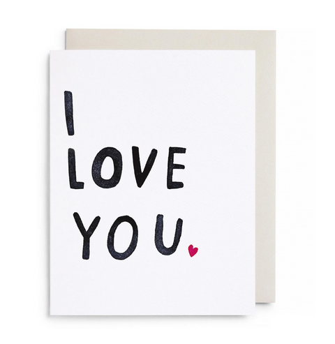 ILY - Love & Friendship Card