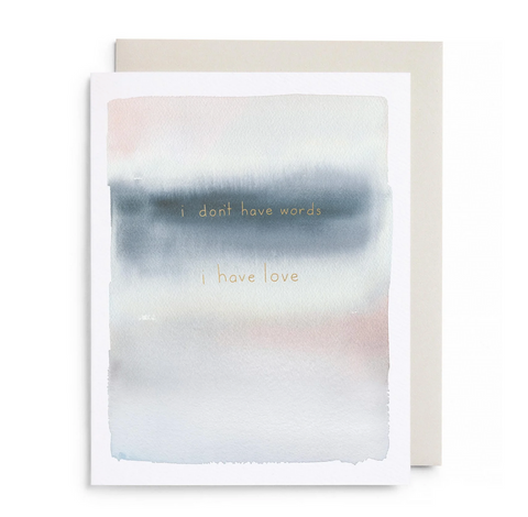 No Words - Sympathy Card