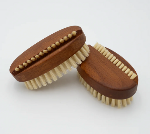 Nail Brush Oval Thermowood