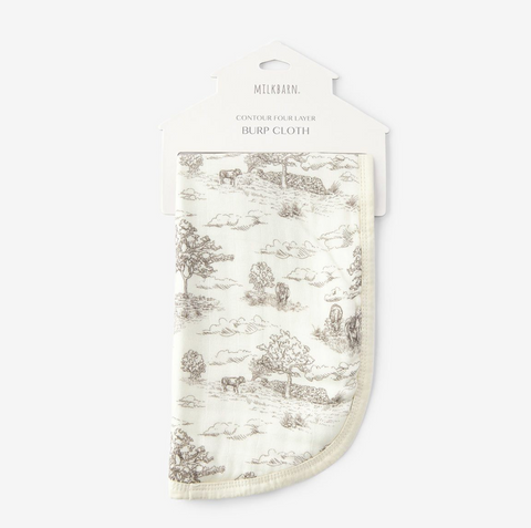 Contour Four Layer Burp Cloth