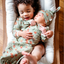 Organic Cotton Newborn Gown & Hat Set