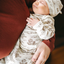 Organic Cotton Newborn Gown & Hat Set